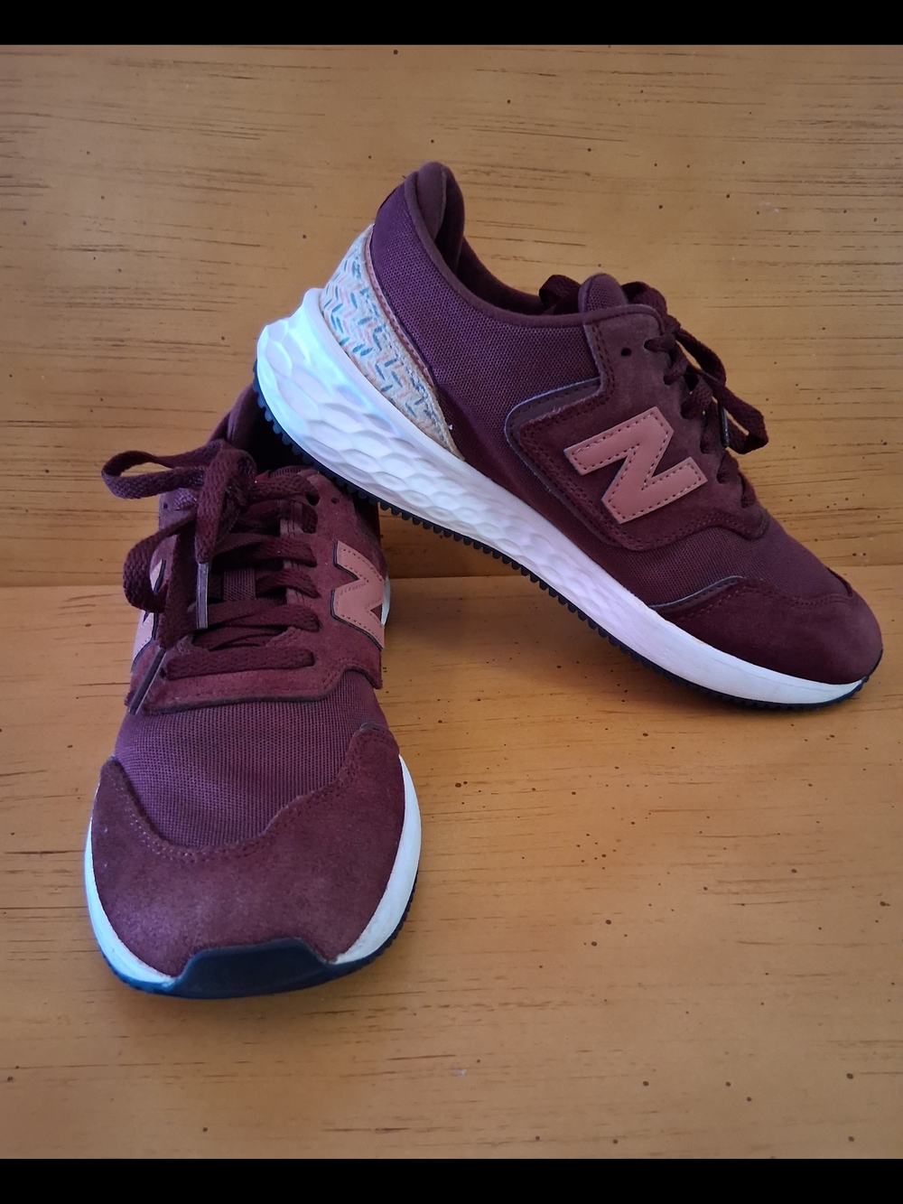 New Balance Women's Burgundy Running Sneakers